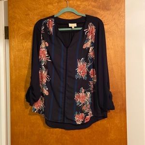 ModCloth navy blouse, worn 1-2 x